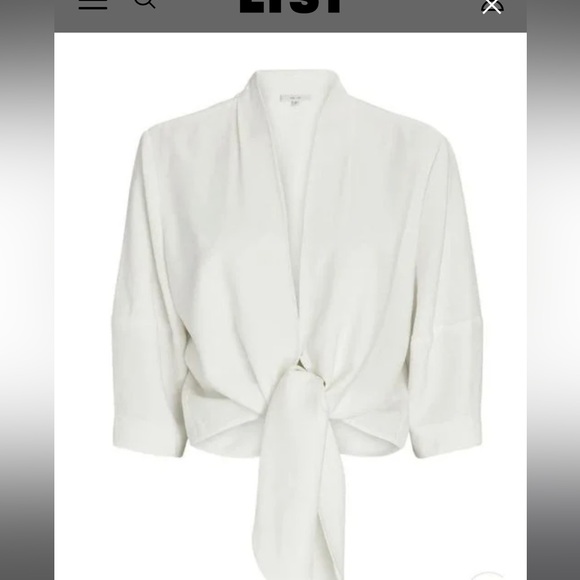 THE SEI Wrap Top - Picture 2 of 8